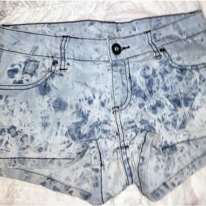 City Street Tie Dye Jean Shorts Size 0